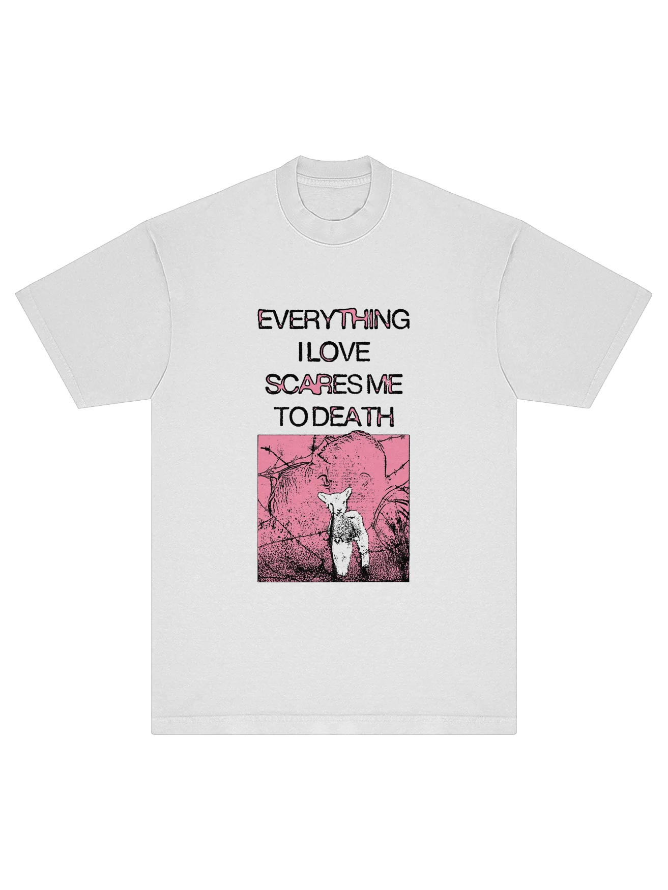 Everything I Love - White Tee product image (1)