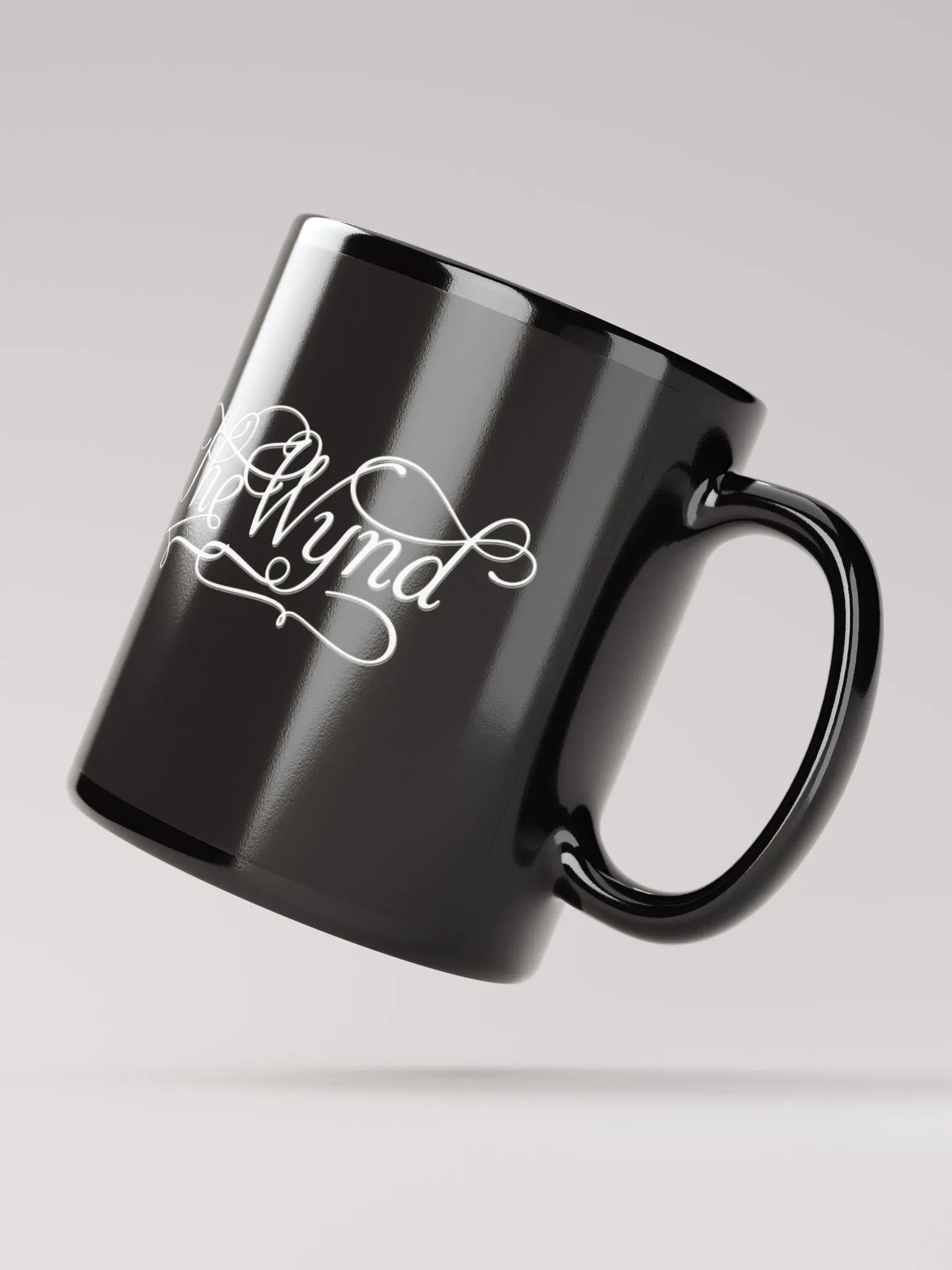 Black Glossy Mug product image (2)