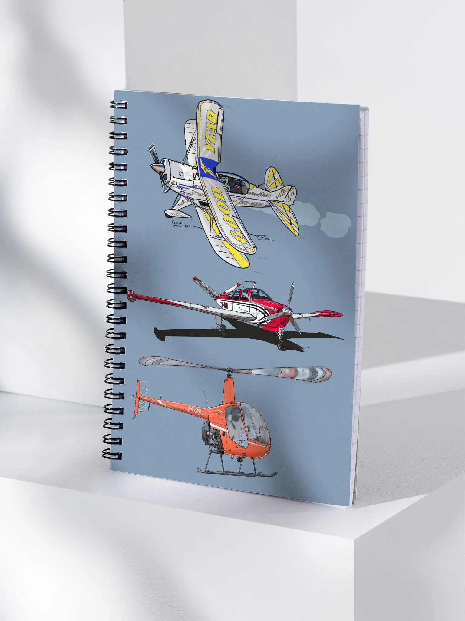 Skyward Spirits Collection 1 Notebook Perfect Gift for Pilots & Enthusiasts Sketching Doodling Journals product image (4)