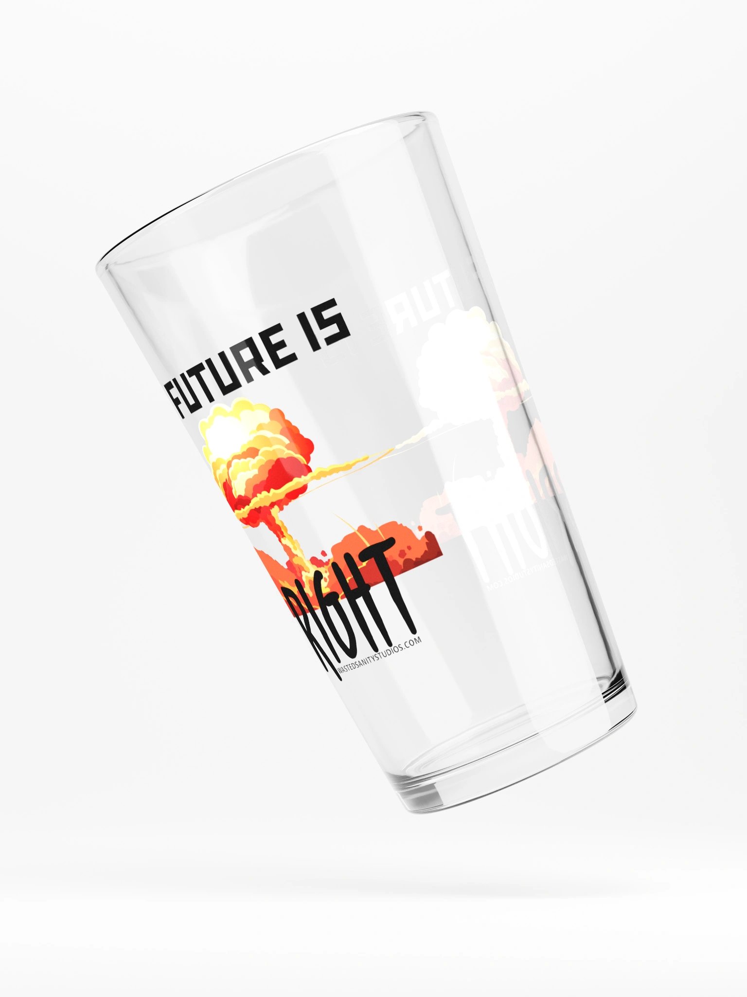 Future Is Bright Beer Glass product image (3)
