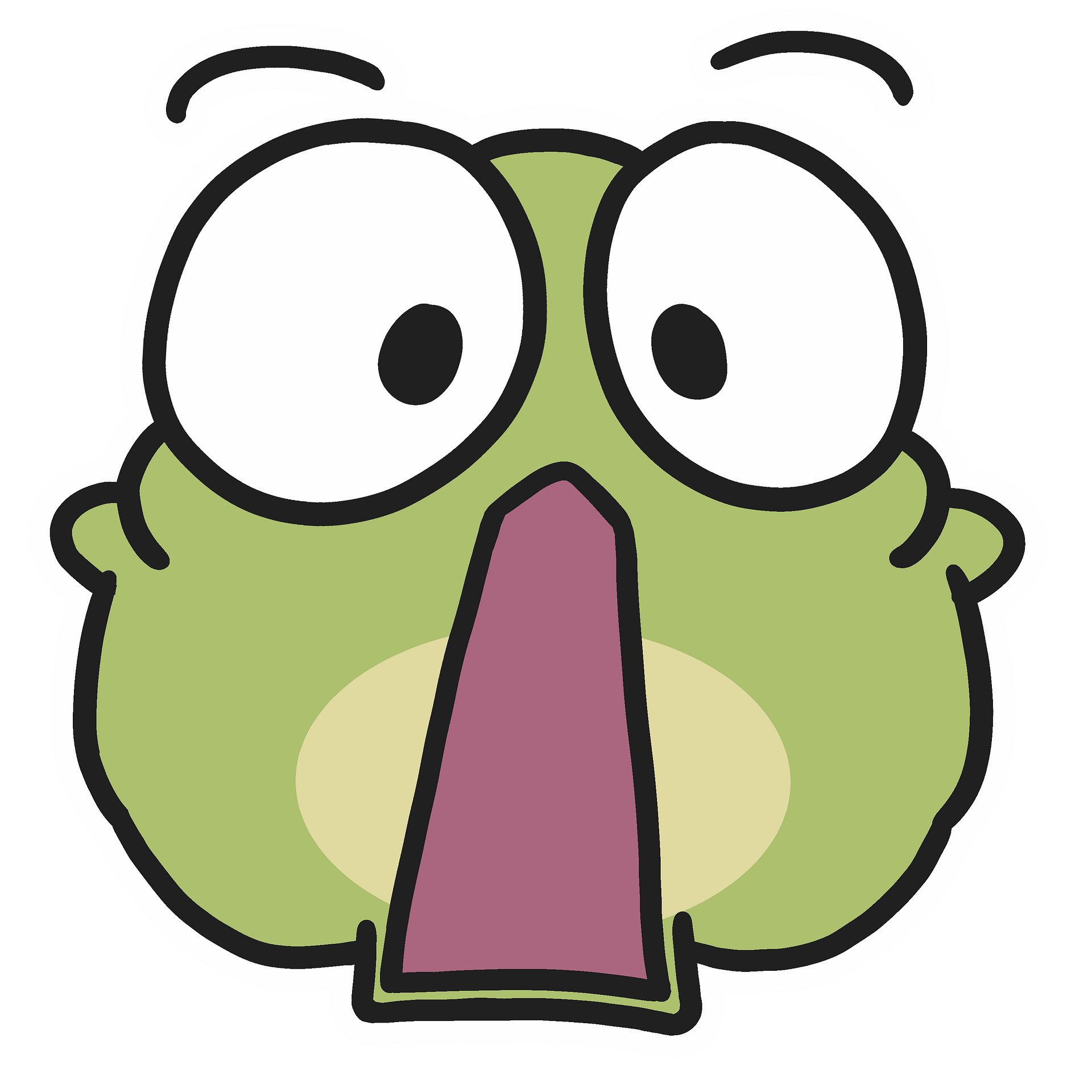 Slightly Surprised Sticker product image (1)