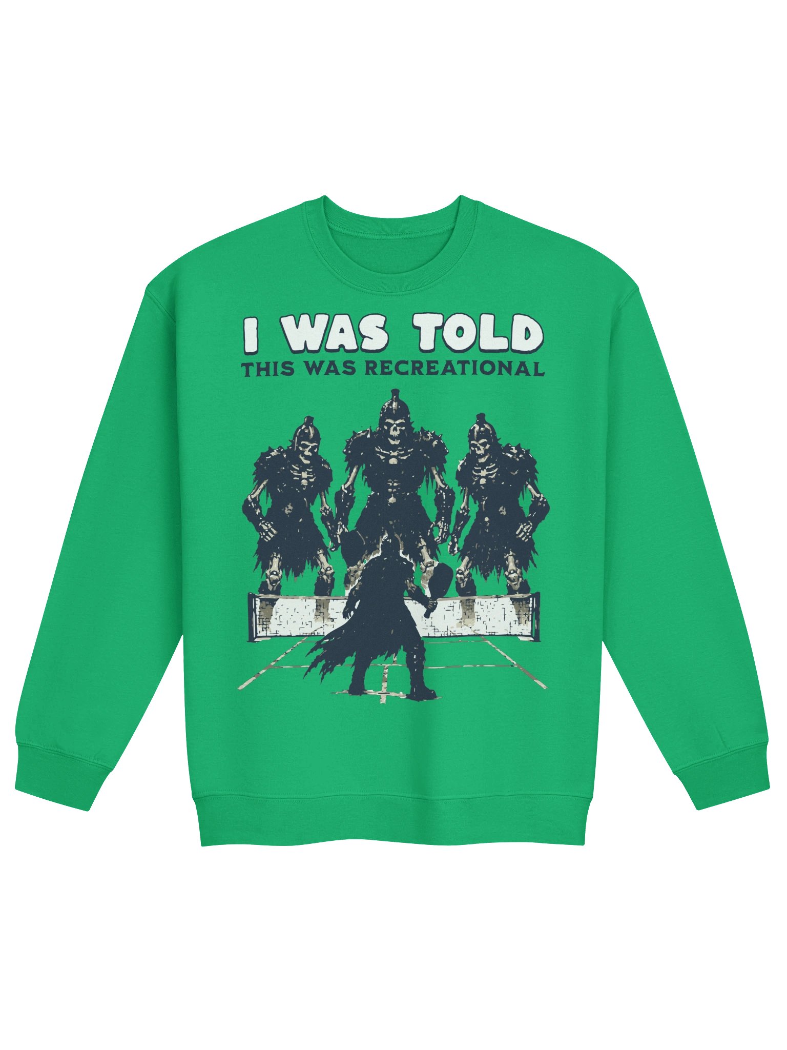 I Was Told This Was Recreational Sweatshirt – Funny Pickleball Sweatshirt product image (3)