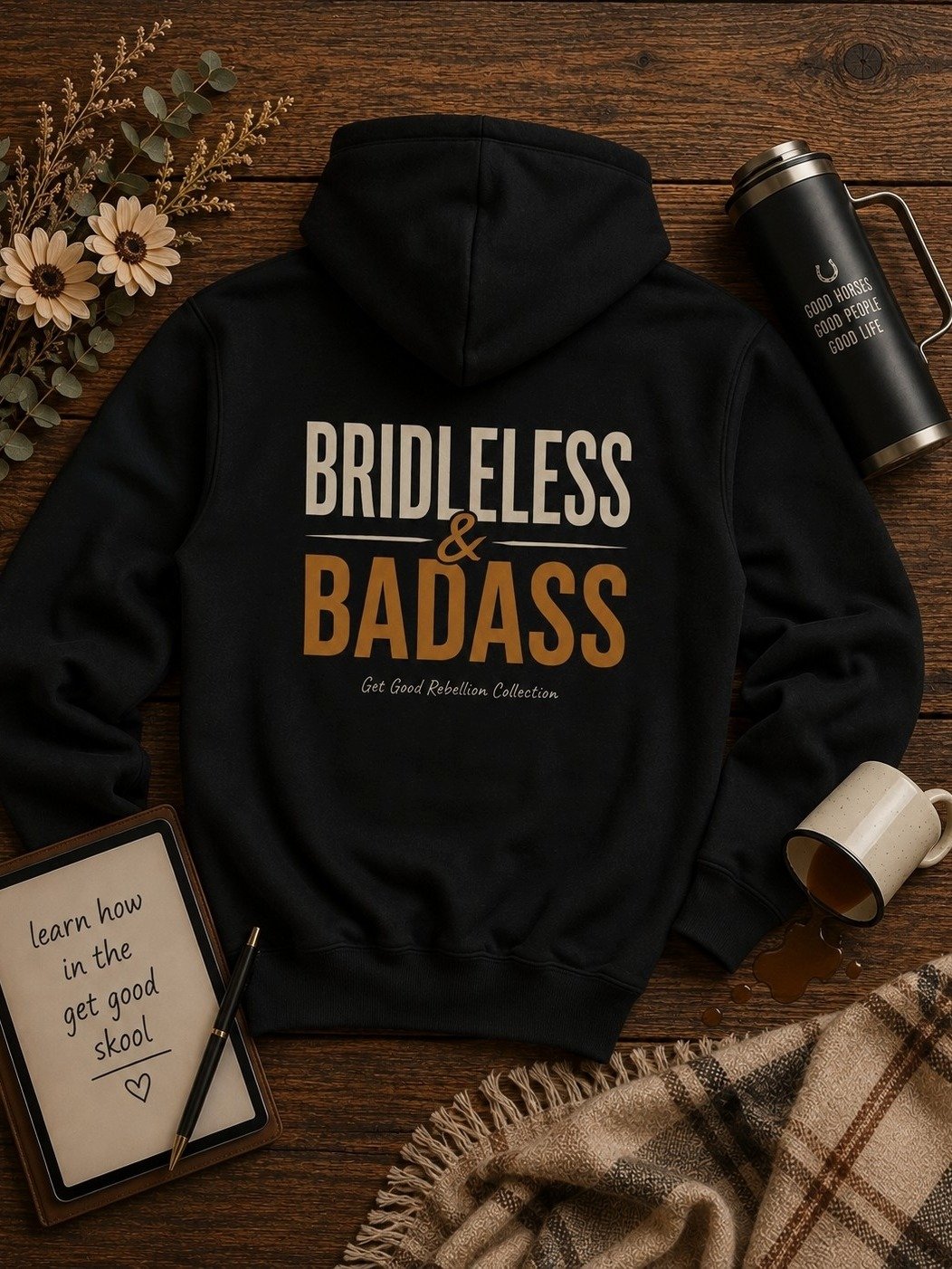 Bridleless & Badass Unisex Hoodie - Series I product image (1)