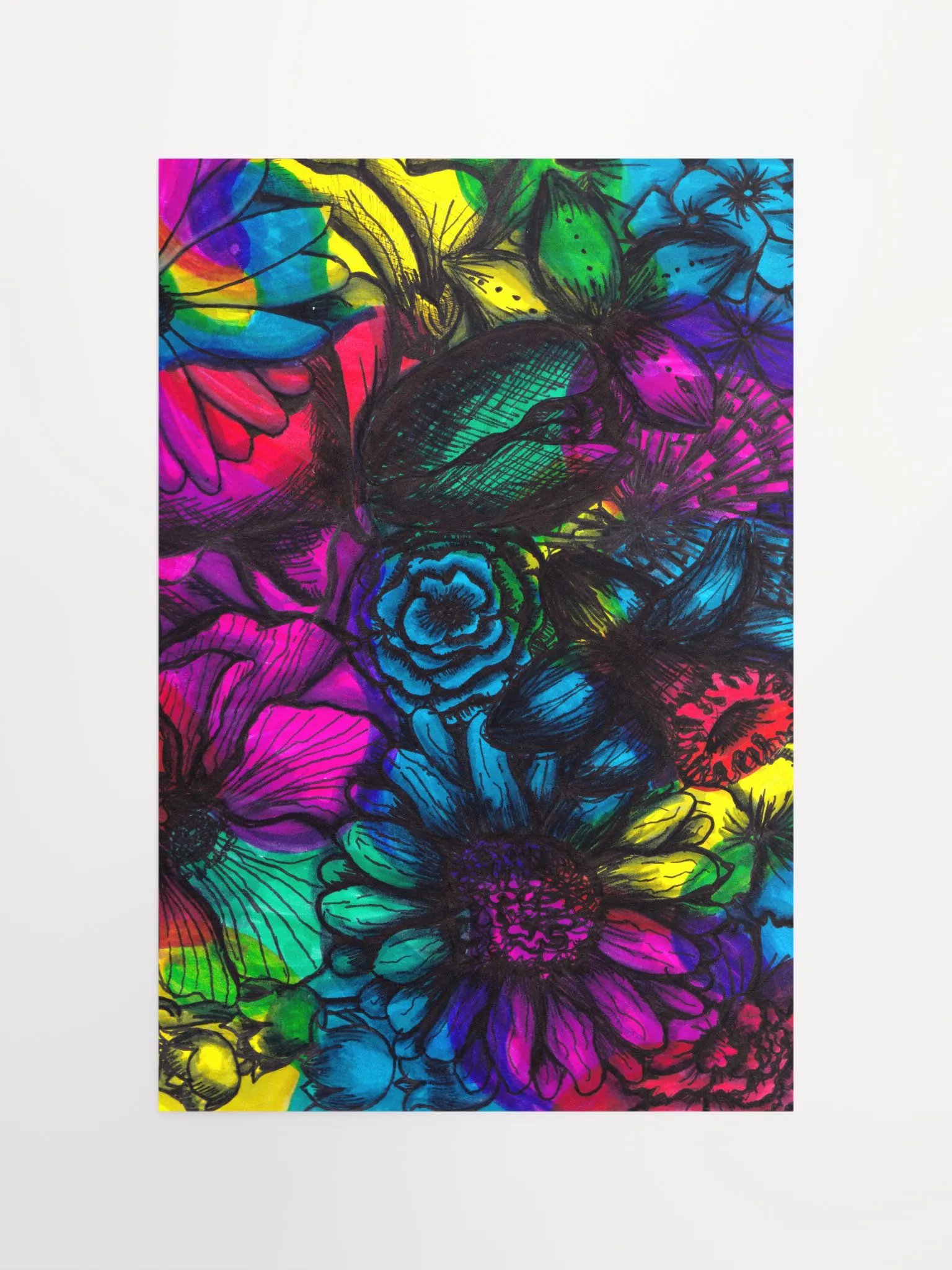Tie-dye Flower Print product image (11)
