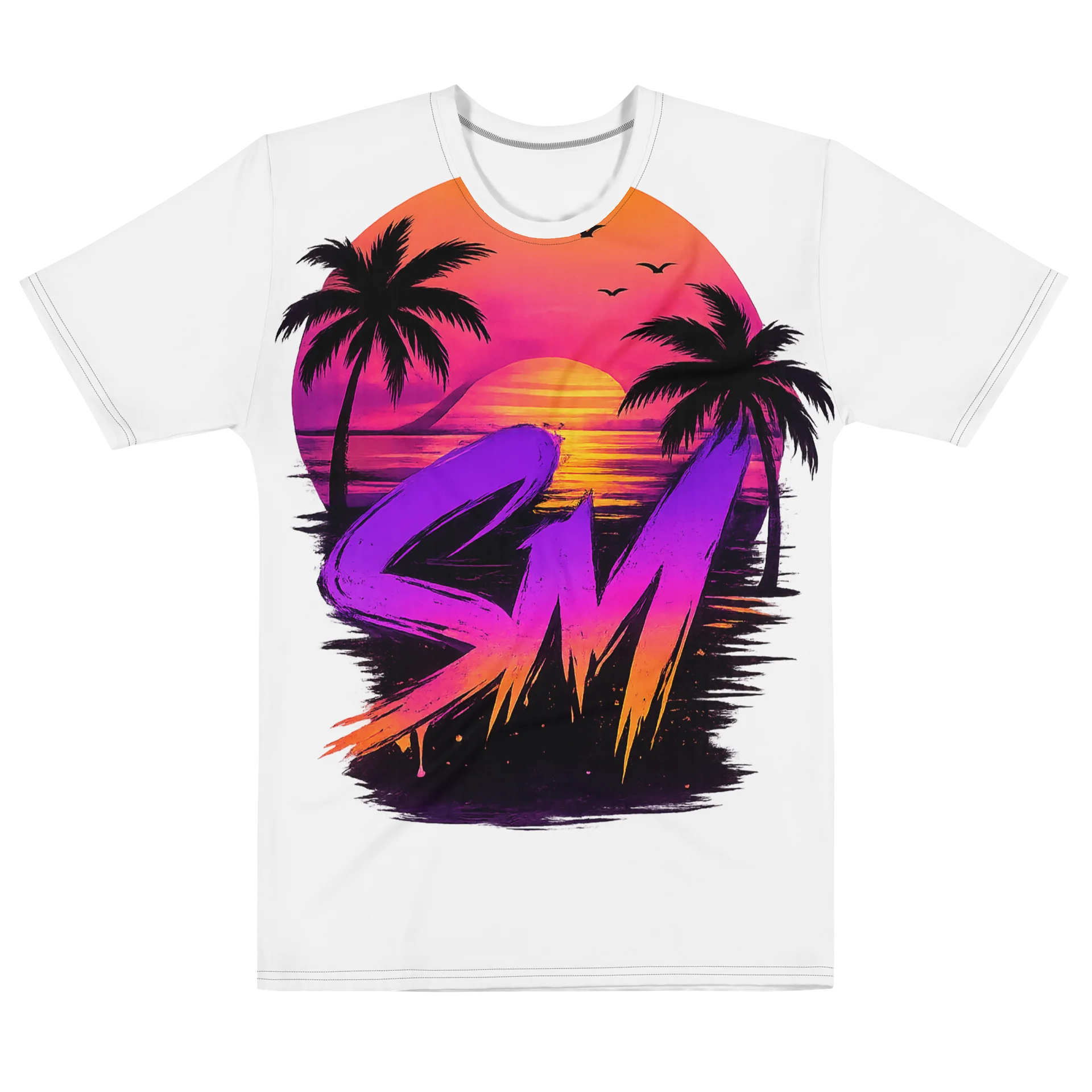SM Sunset Wave Performance Tee product image (1)