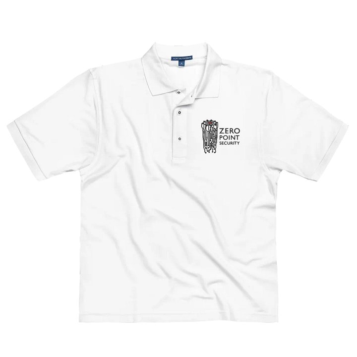 Zero-Point Polo Shirt (White) product image (2)
