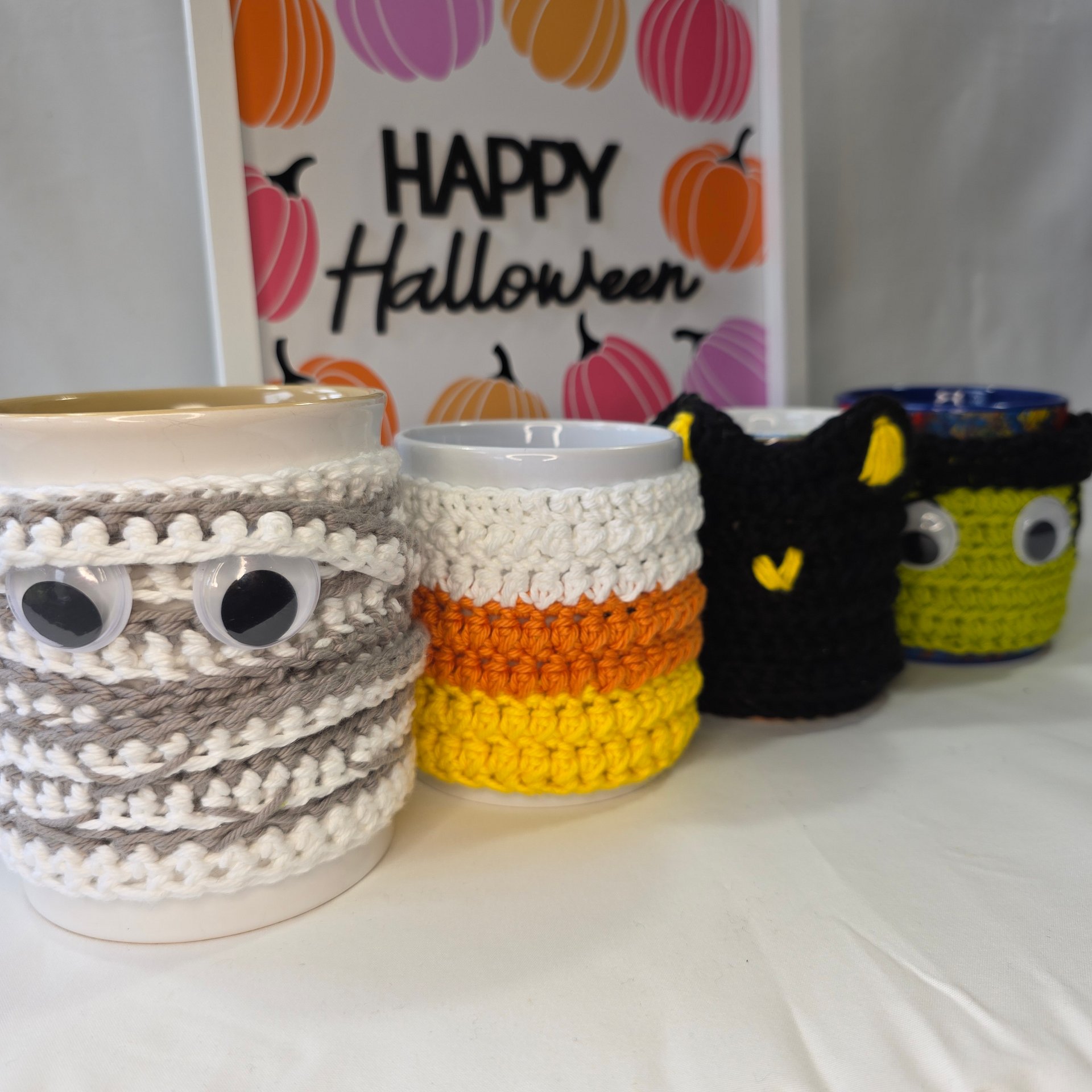 Halloween Crochet Mug Cozy product image (1)