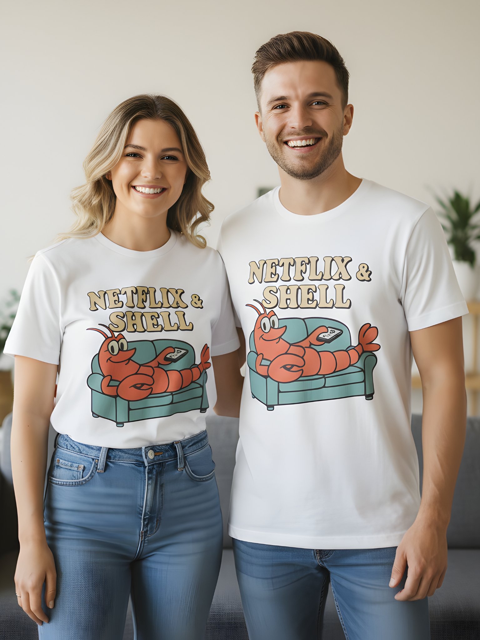 Netflix & Shell – Chill Lobster Vibes Tee product image (1)