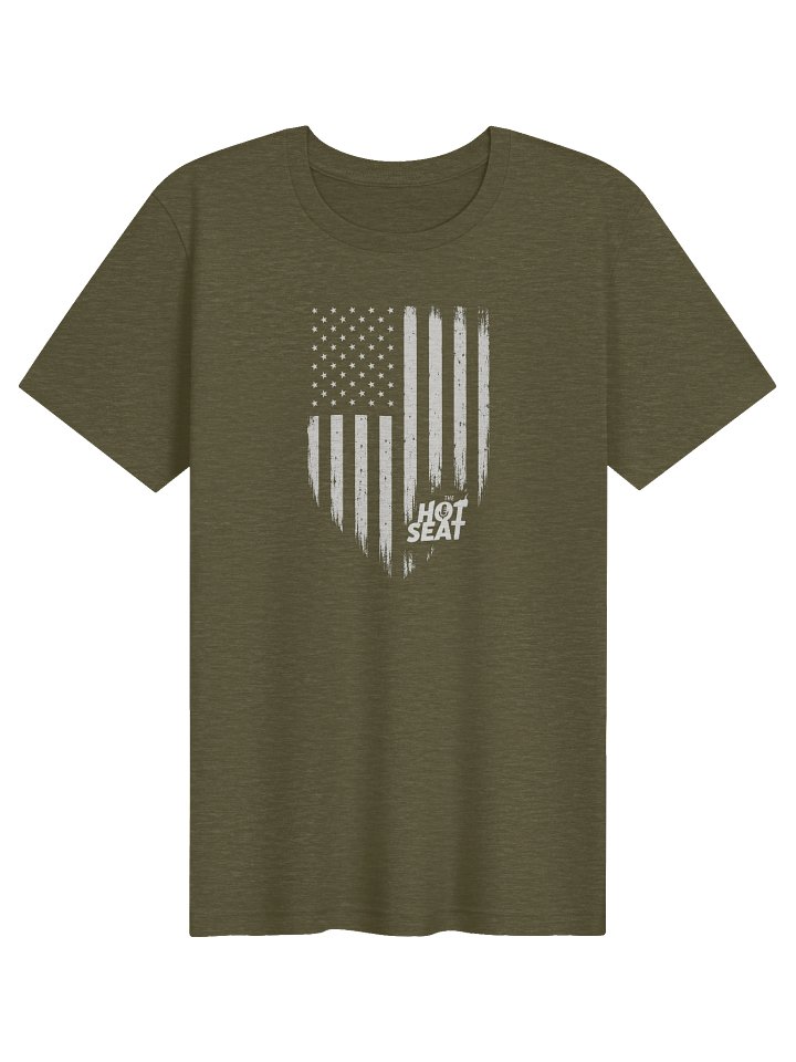 The Hot Seat Distressed American Flag - T-shirt product image (1)