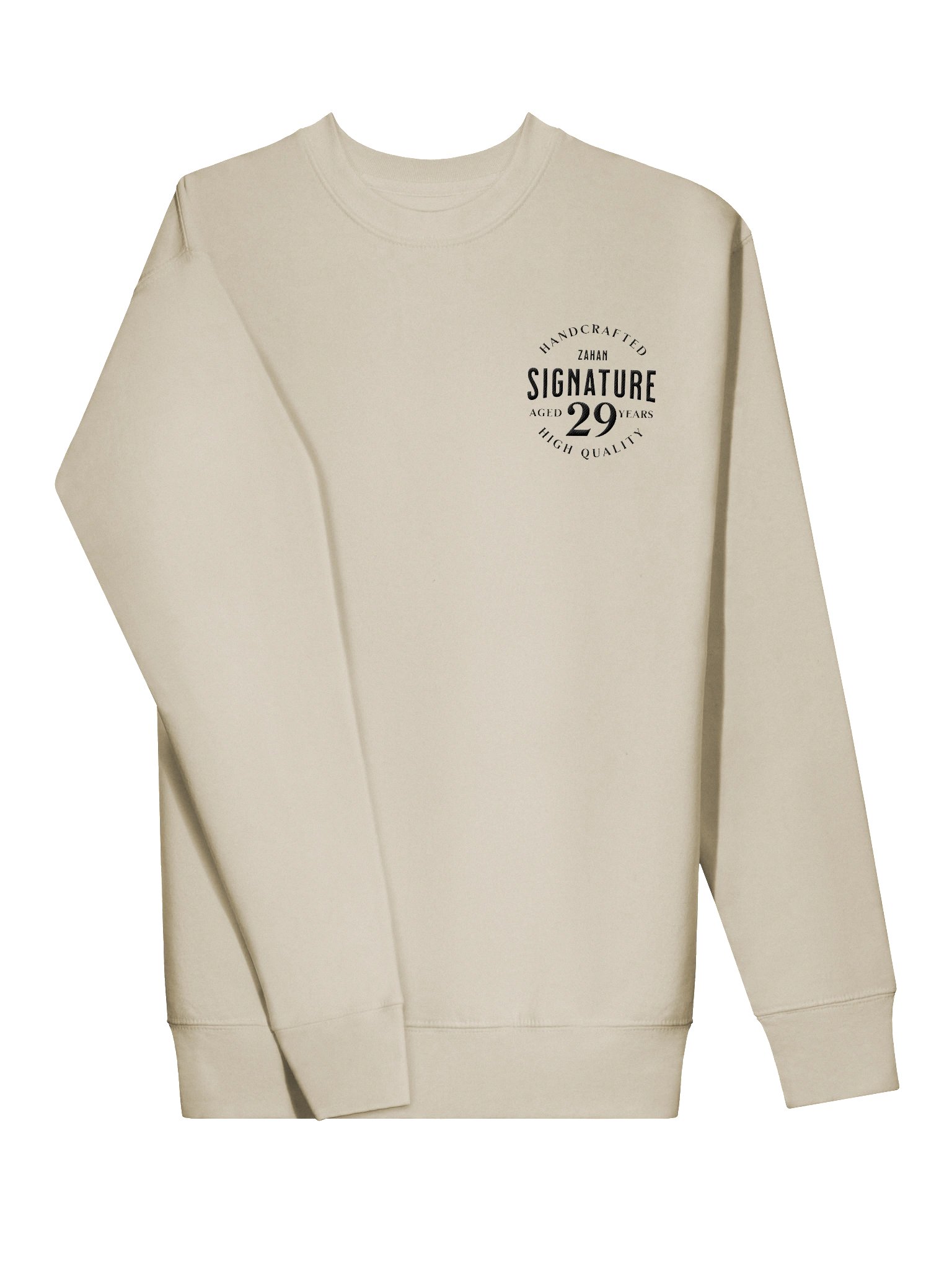 Zahan Signature Midnight Black Premium Sweatshirt product image (3)