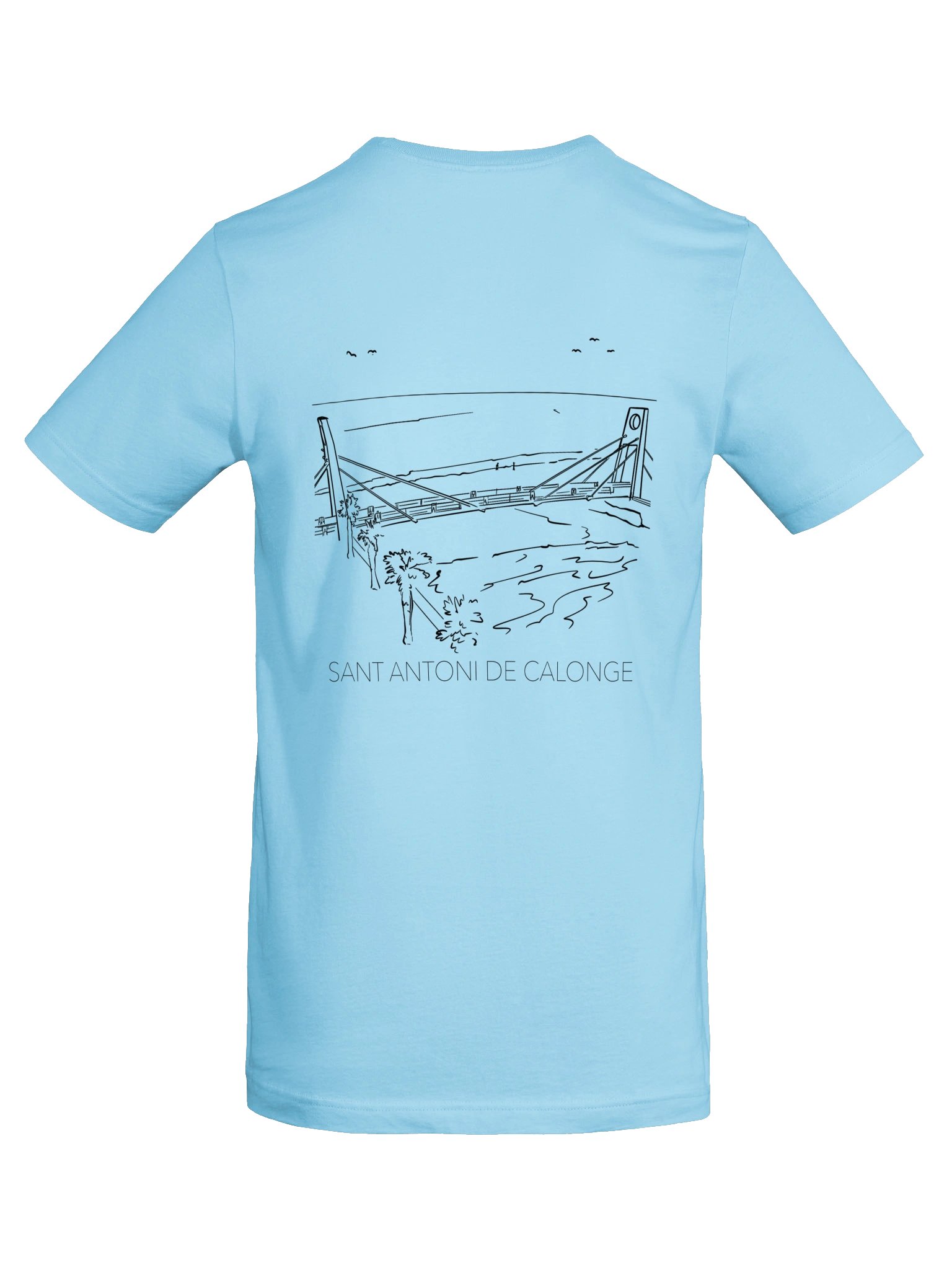 Puente de Sant Antoni de Calonge Camiseta Logo Bordado product image (6)