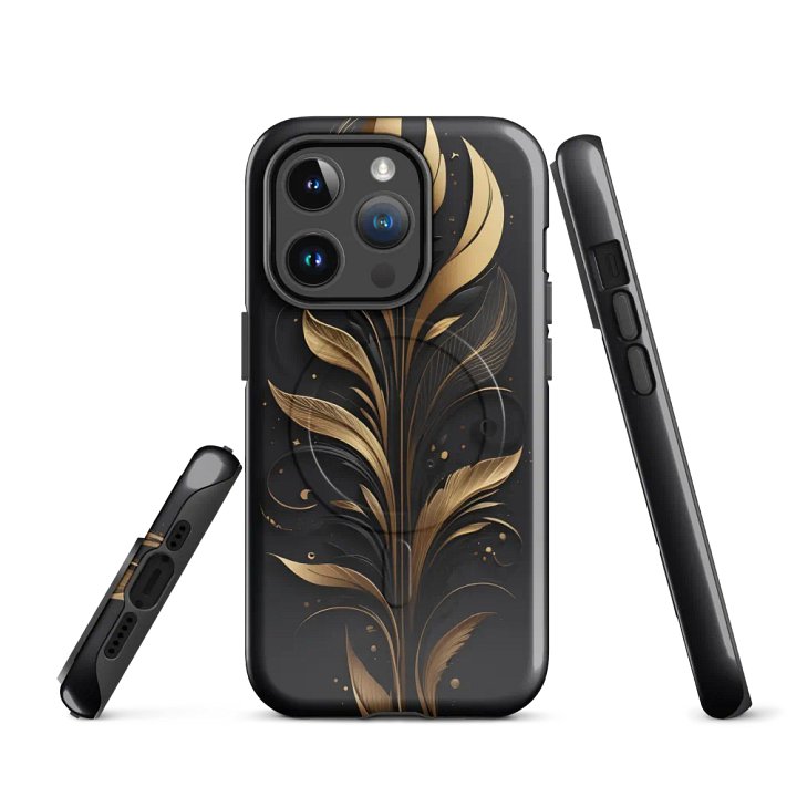 MagSafe® Tough Case for iPhone – The golden Leaves product image (1)