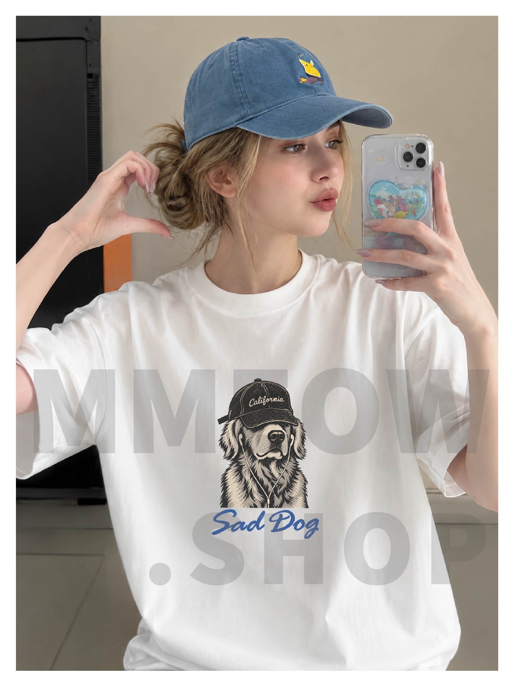 SAD DOG T - SHIRT PRINTED product image (72)