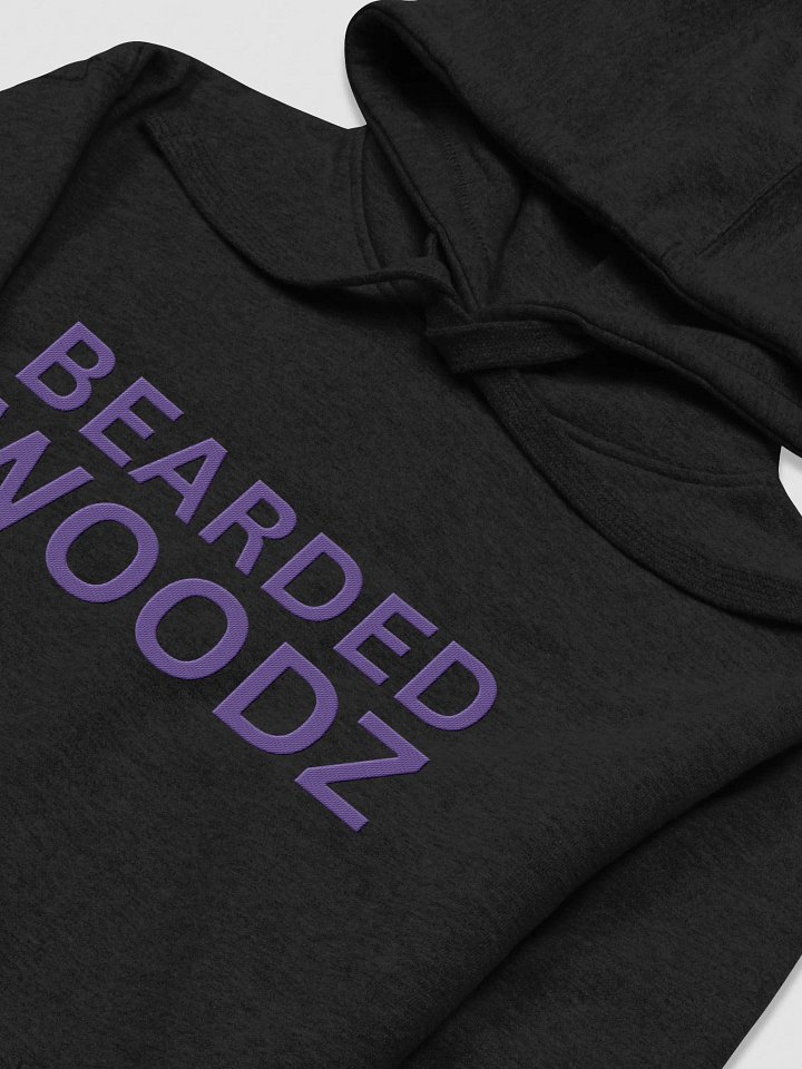 Men's Bearded Woodz Hoodie - Purple Embroidery product image (2)