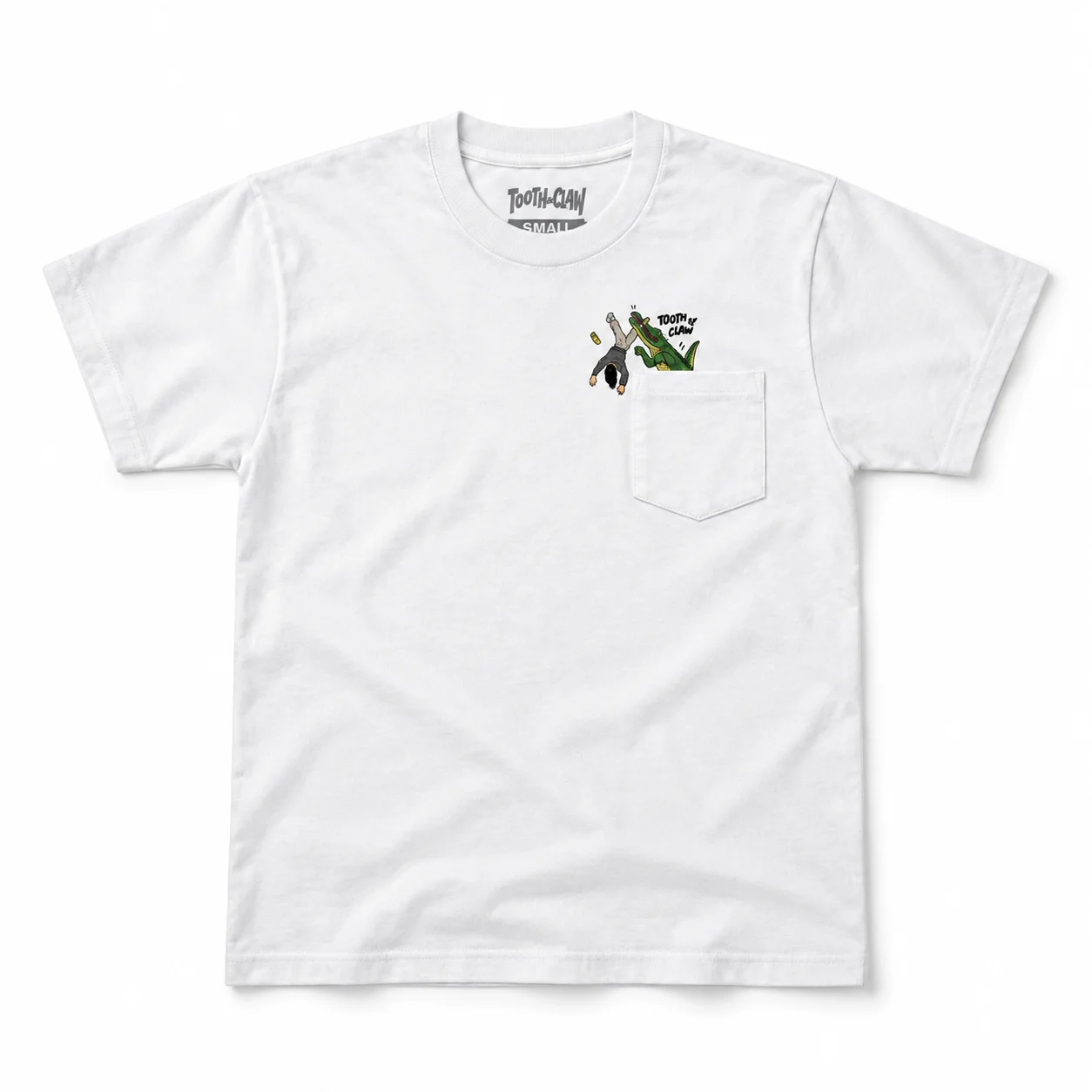 HELP ME POCKET TEE-WHITE product image (1)