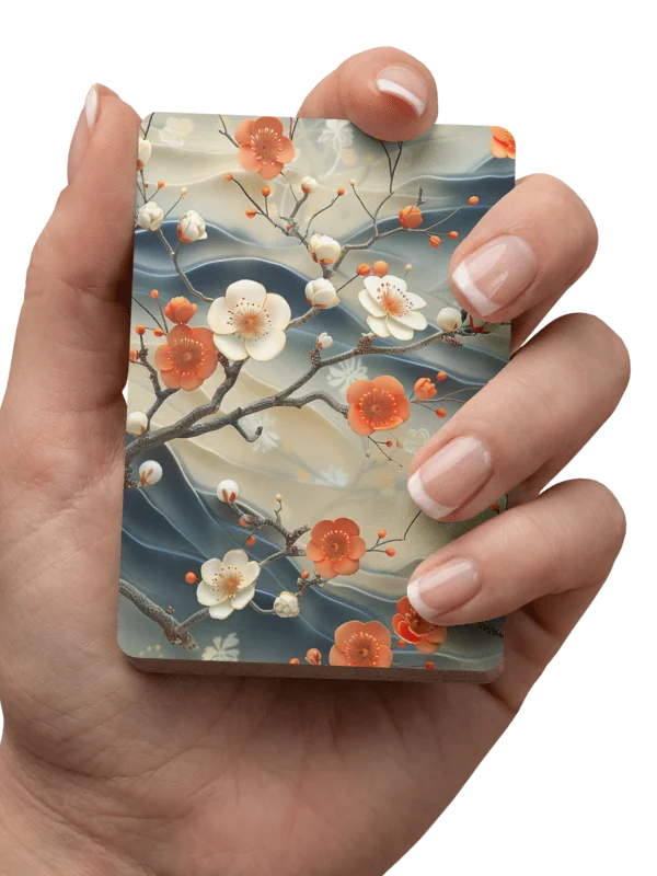 Traditional Japanese Playing Cards - Plum Blossom Aesthetic Poker Deck product image (3)