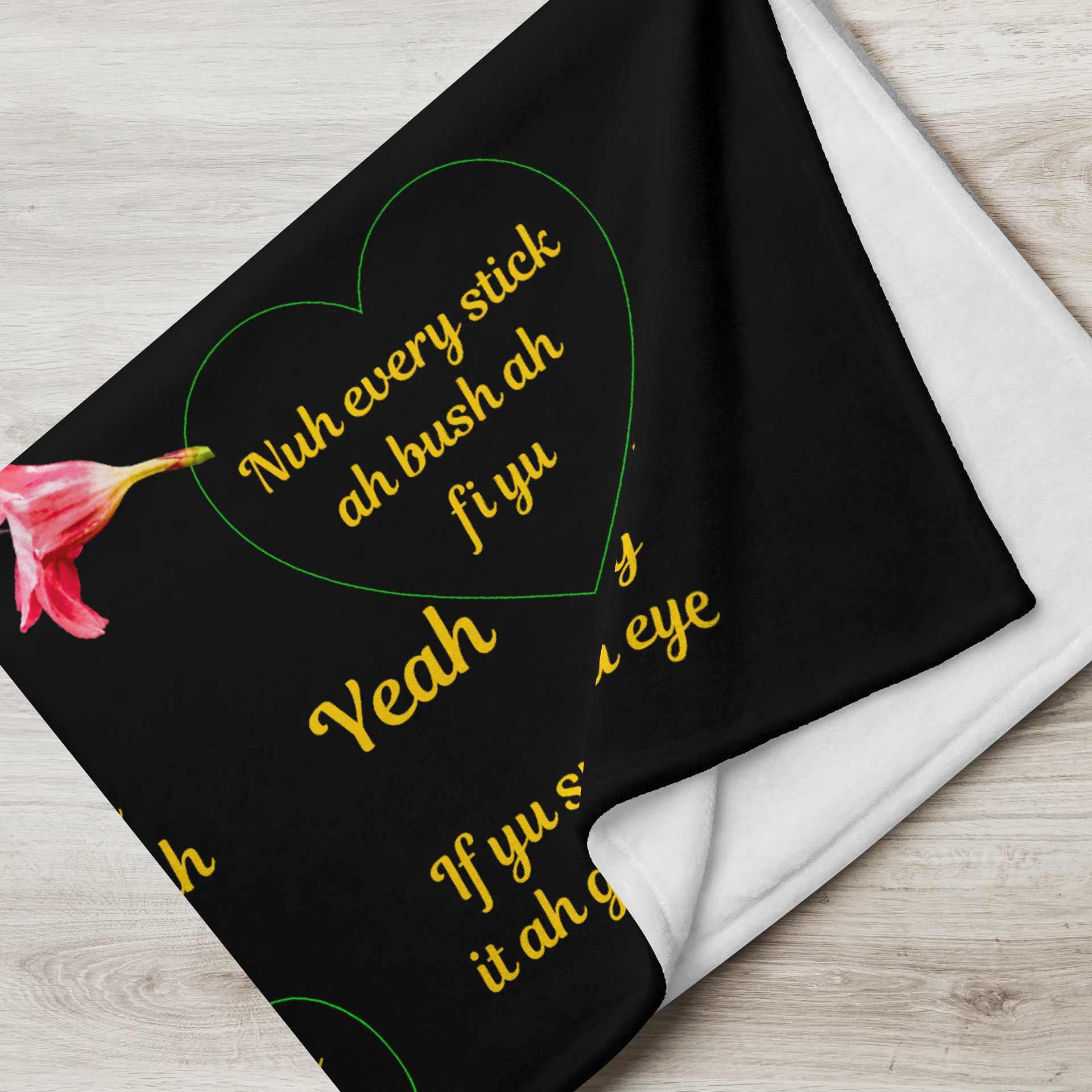 Jamaican Saying DB Throw product image (7)