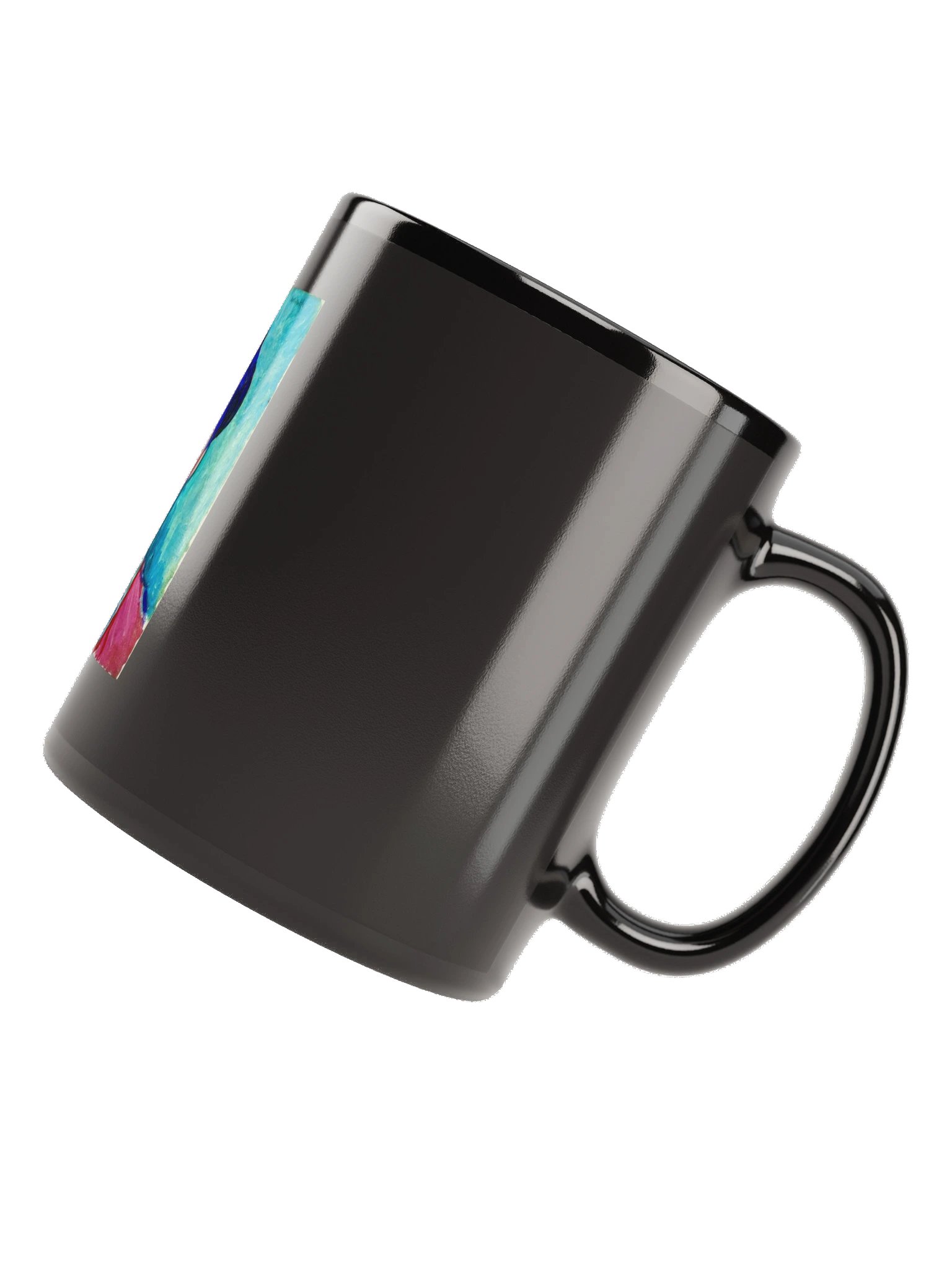 The Green Stripe — Black Mug product image (6)
