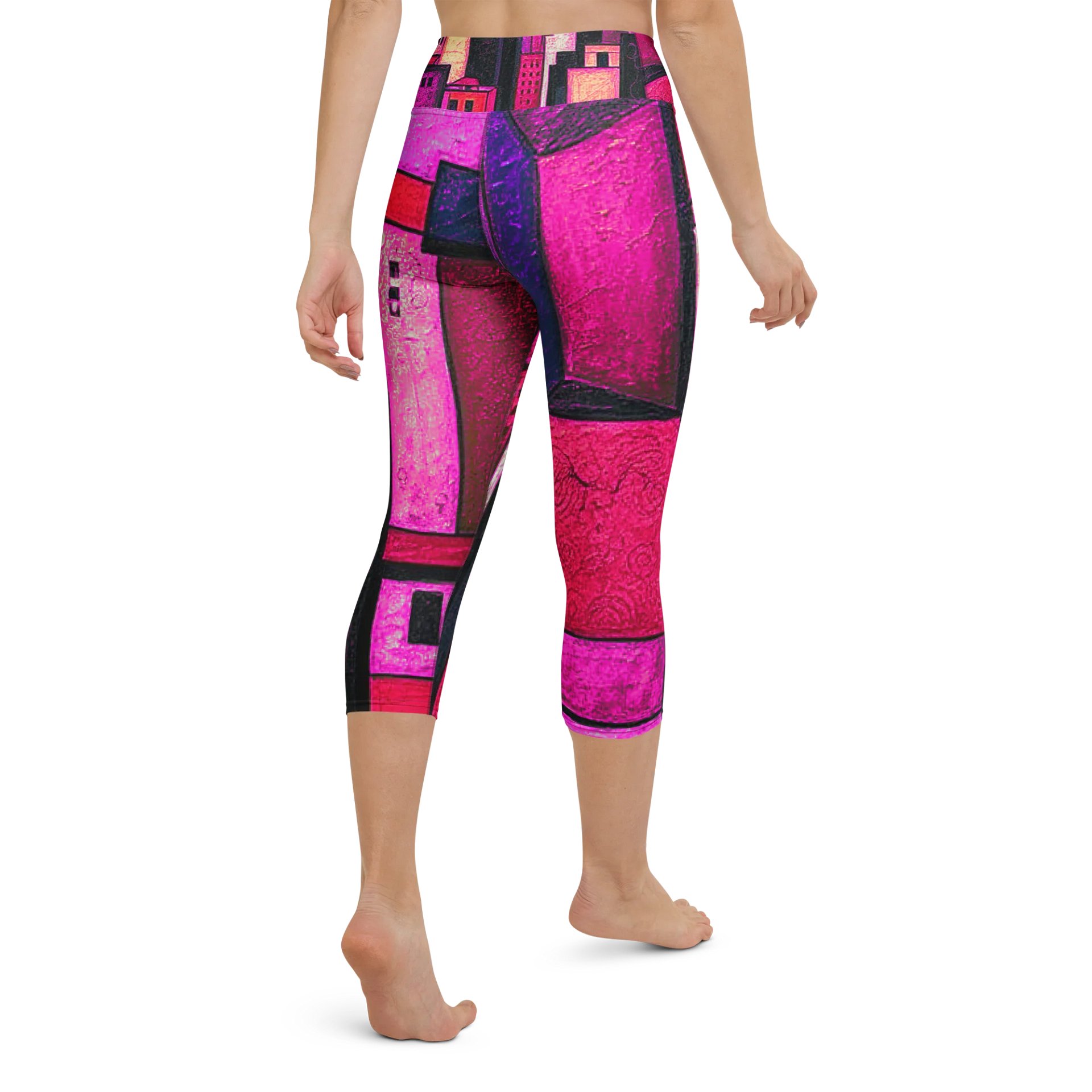 Red City Capri Leggings product image (3)