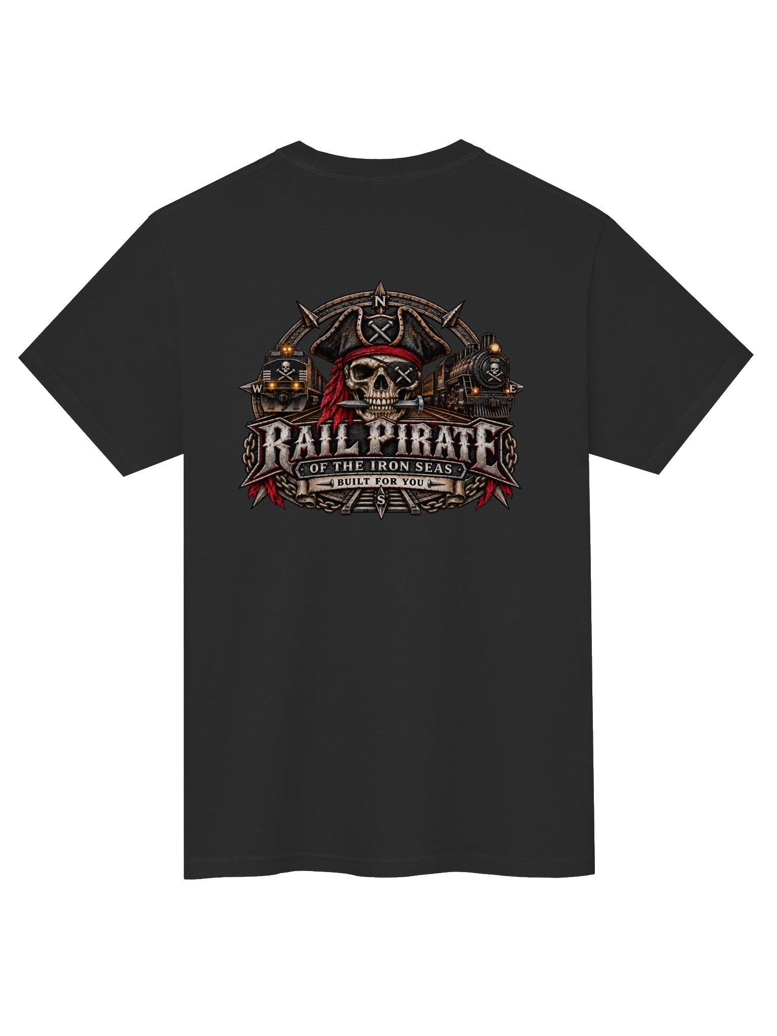 Rail Pirate™ Flagship Pocket Tee — First Voyage product image (4)