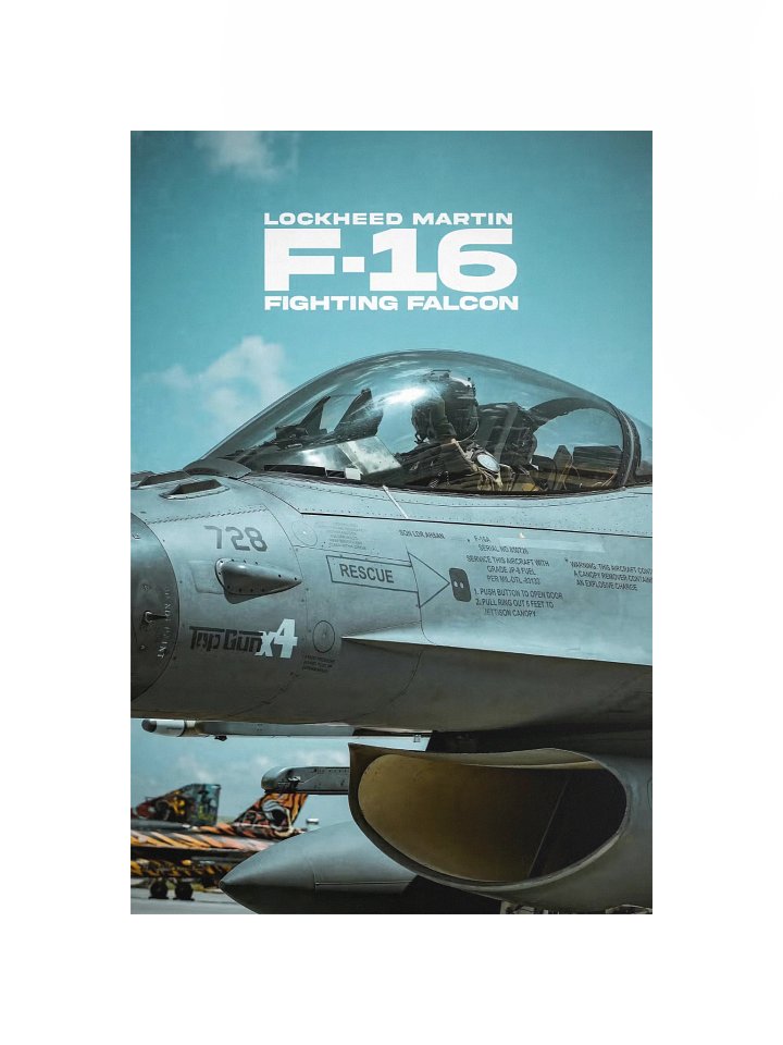 F-16 Fighting Falcon Fighter Jet Poster product image (1)