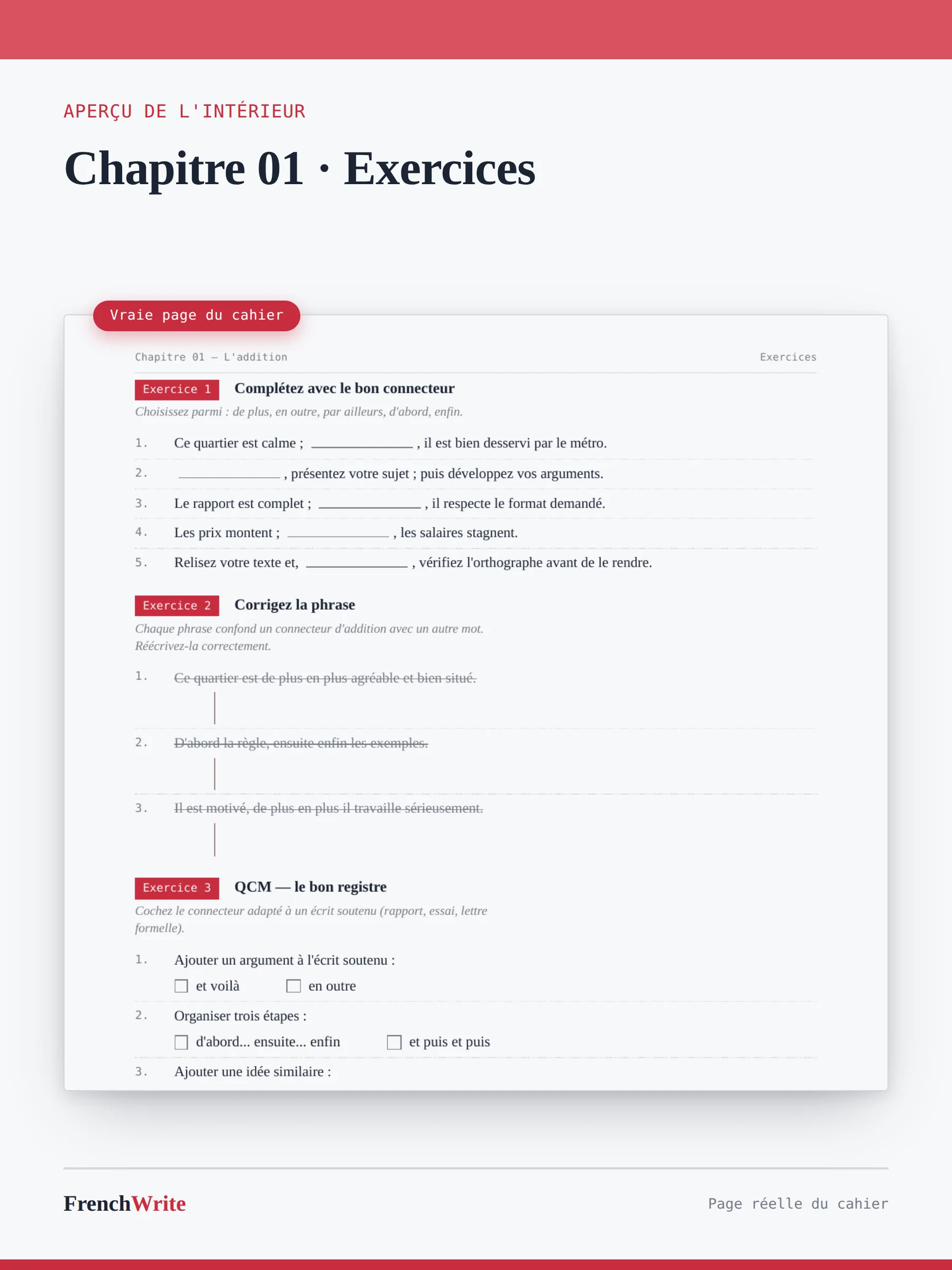 Cahier des connecteurs logiques — PDF (B1–C1) product image (1)