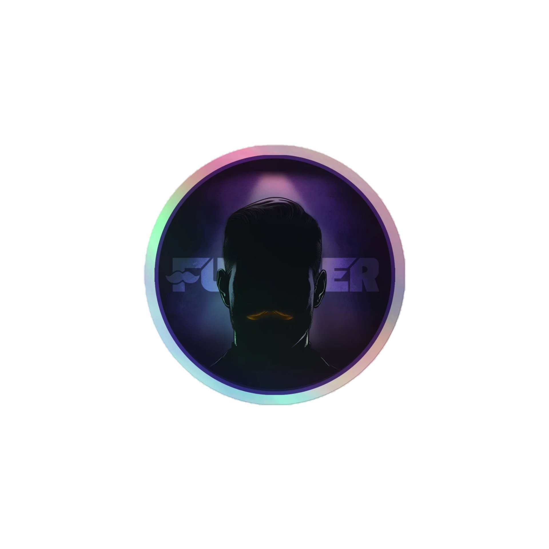 Futcher Main Logo Holographic Sticker product image (1)