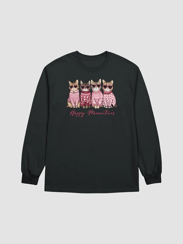 Purr-fectly Adorable: Happy Meowentine's Longsleeve product image (3)