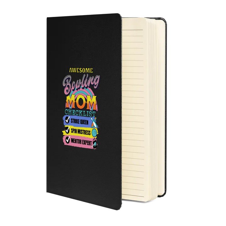 Awesome Bowling Mom Checklist Strike, Spin, Mentor Notebook product image (2)