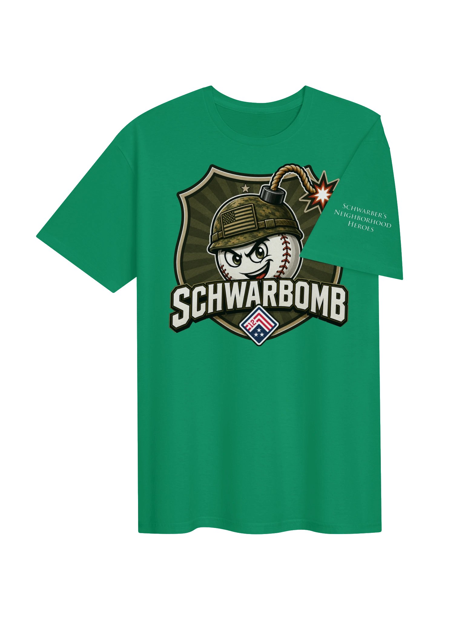 Schwarbomb Buddy ADULT Tee (Military) product image (4)