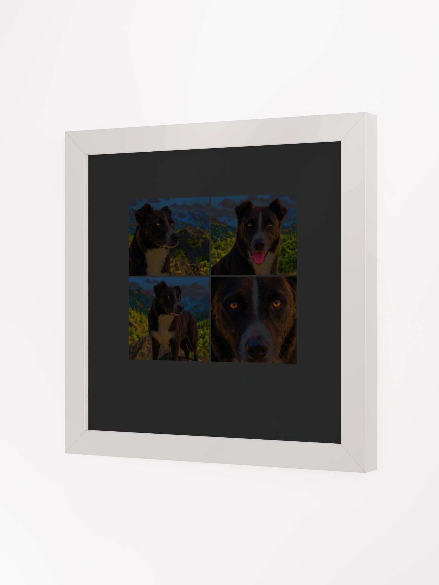 Lucky – Ruhe. Stärke. Vertrauen. Gerahmtes Poster product image (68)