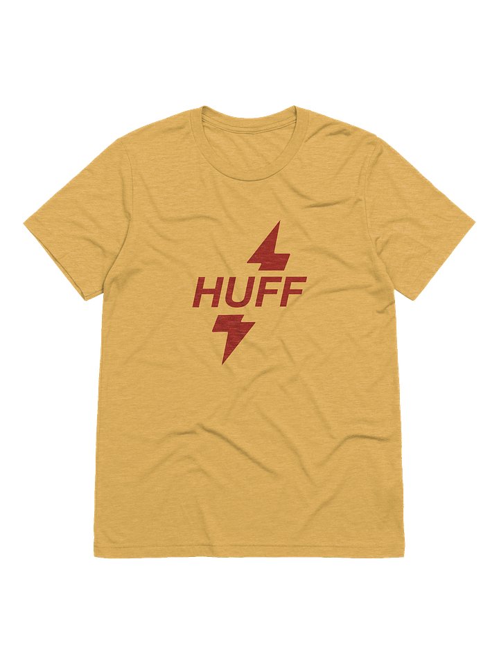 Huff Bolt Short Sleeve T-Shirt Yellow (Large Logo) product image (1)