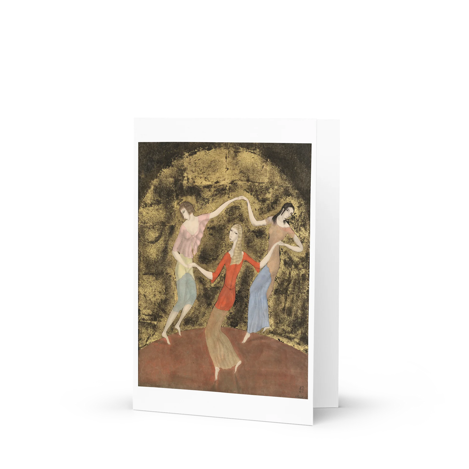 Foujita - Les Trois Danseuses - Blank Card product image (1)