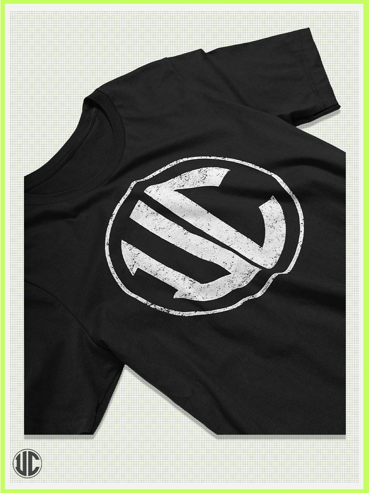 UnkoCon Distressed White Logo T-Shirt – Classic UC Street Mark product image (2)