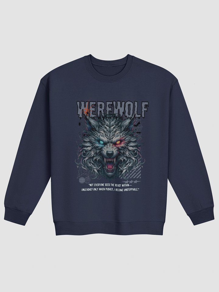 Werewolf Graphic Streetwear Sweatshirt – Unisex Oversized Bold Statement | AVE Exclusive product image (1)