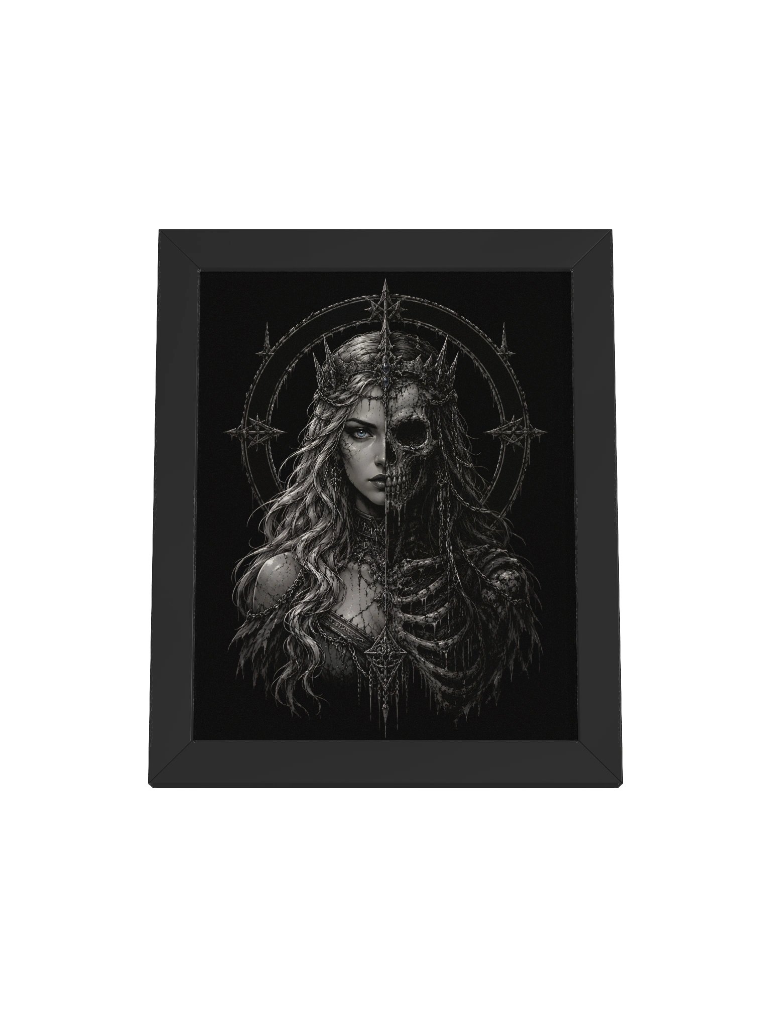 NORTHERN ILLUSIONS - The Faces of Hel (Goddess) Premium Framed Poster product image (2)