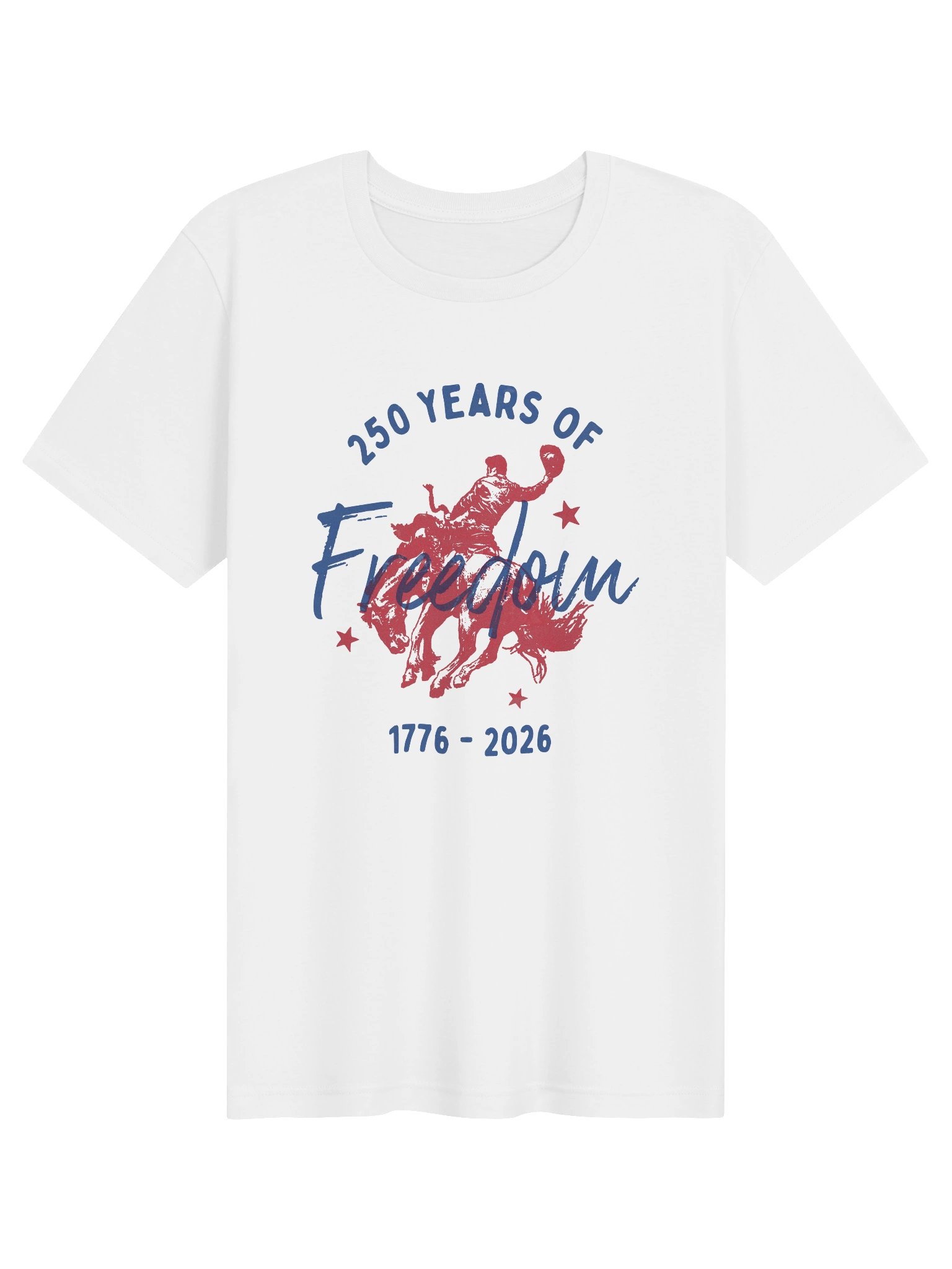 250 Years of Freedom Bucking Horse Tee product image (1)