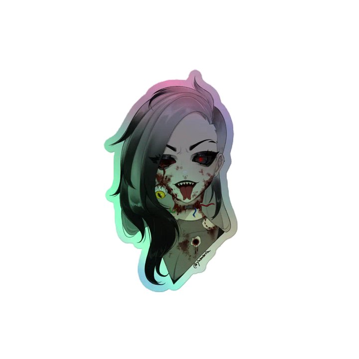 Xombie Icon Holographic Sticker product image (2)