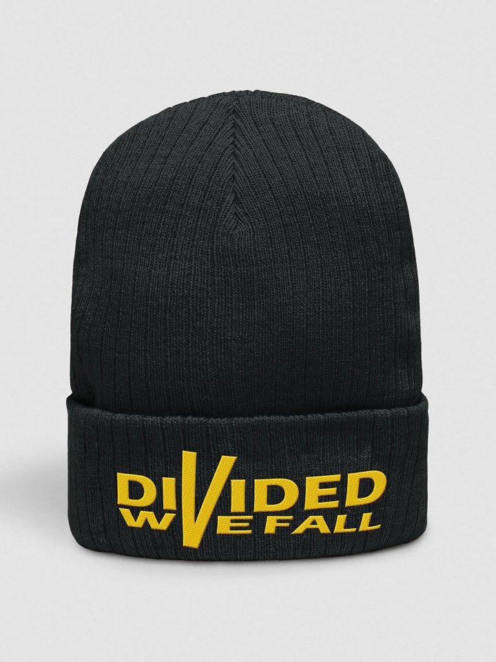Divided We Fall - Yellow - Atlantis Ribbed Knit Beanie product image (1)