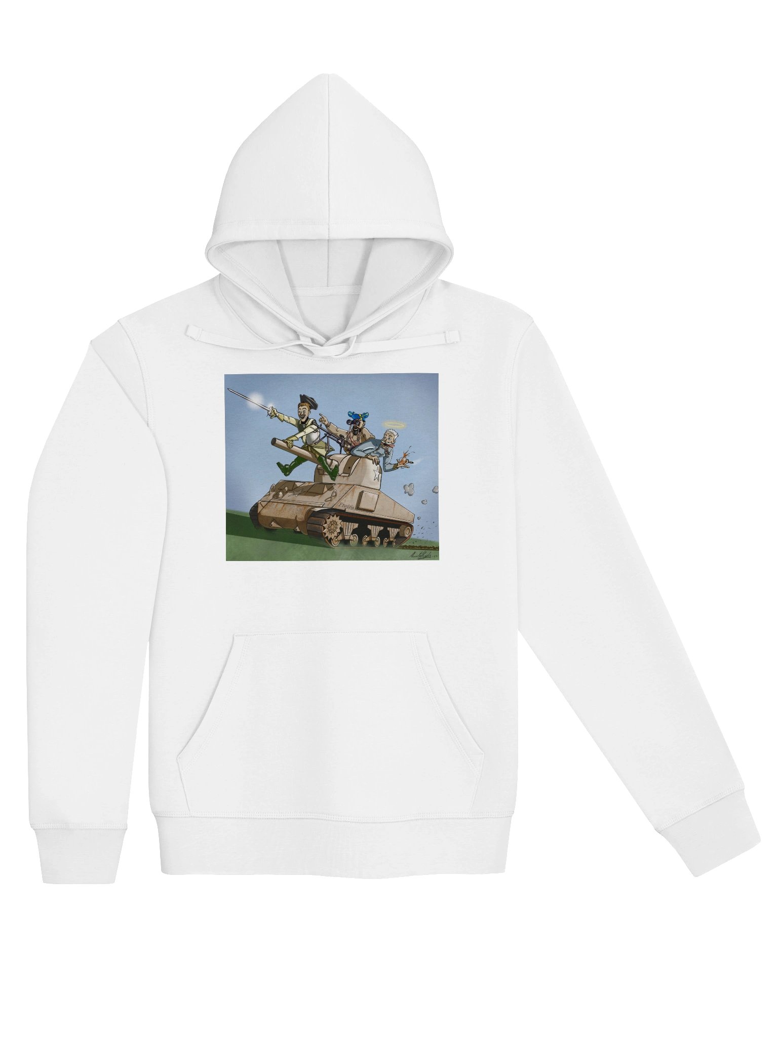 Sankt Conrads lärjungar (Organic Premium Hoodie med bakgrund) product image (5)