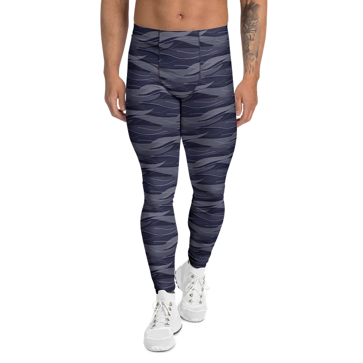 Colorful Modern Abstract Stripes Men's Leggings product image (1)