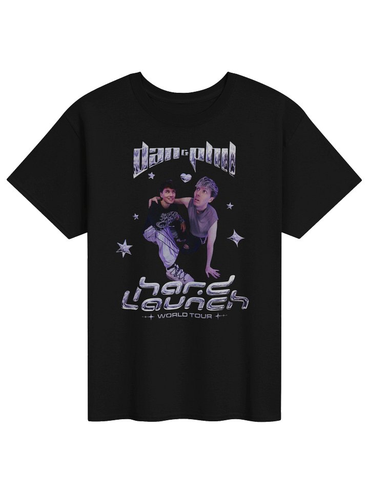 Dan And Phil The Hard Launch World Tour Tshirt product image (1)