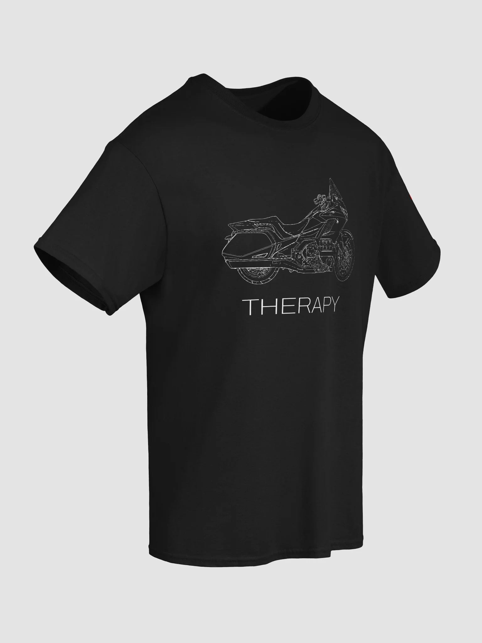 Therapy T-shirt WHITE TEXT (Bagger) product image (6)