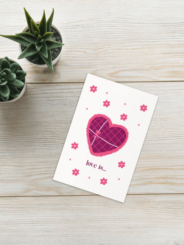 Love is… Romantic Card product image (1)