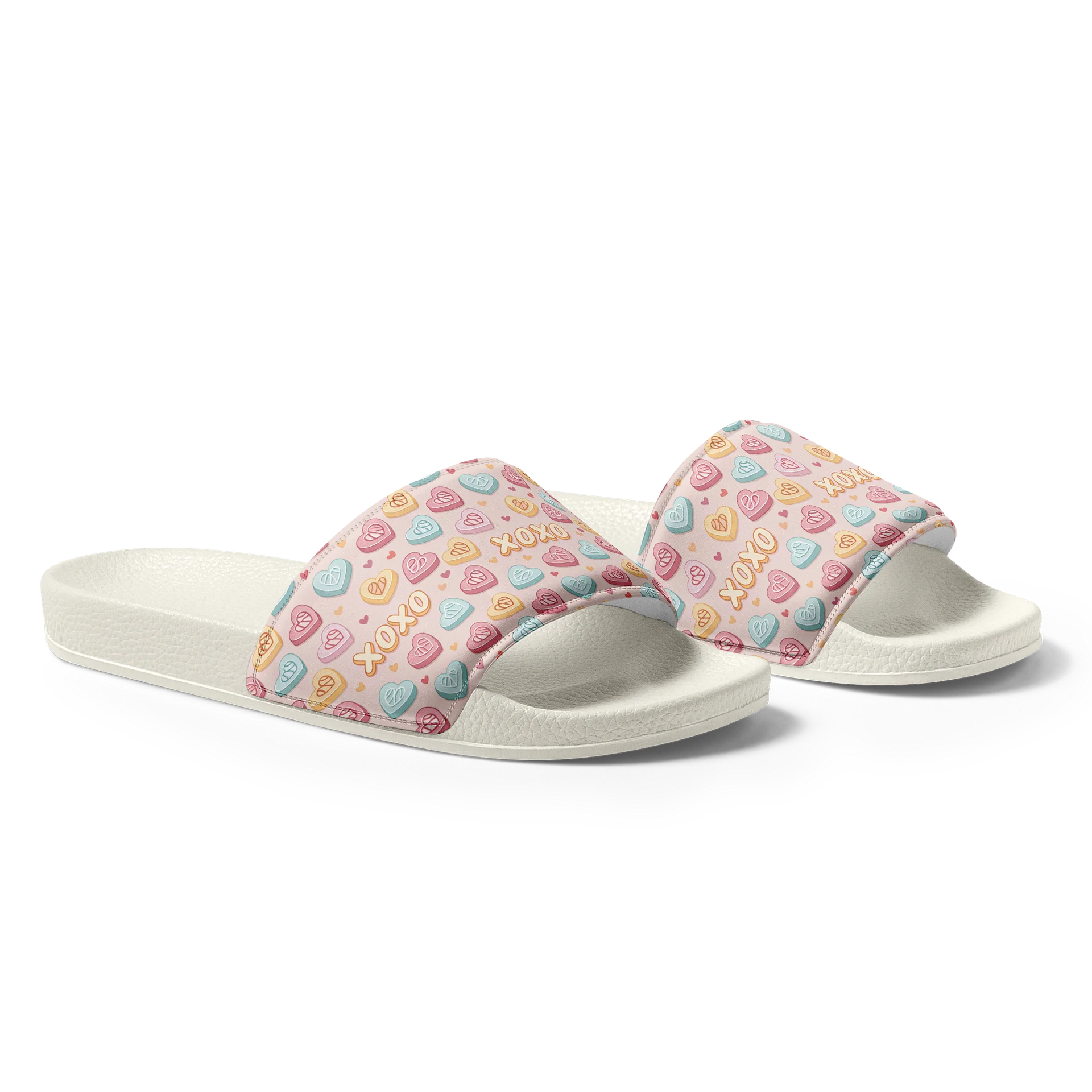 XOXO Heart Pattern Women's Slides product image (2)
