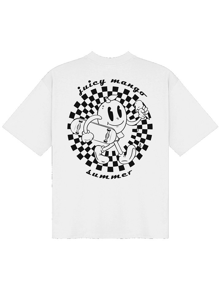 Summer Skater Black Print - Boxy Tshirt product image (2)