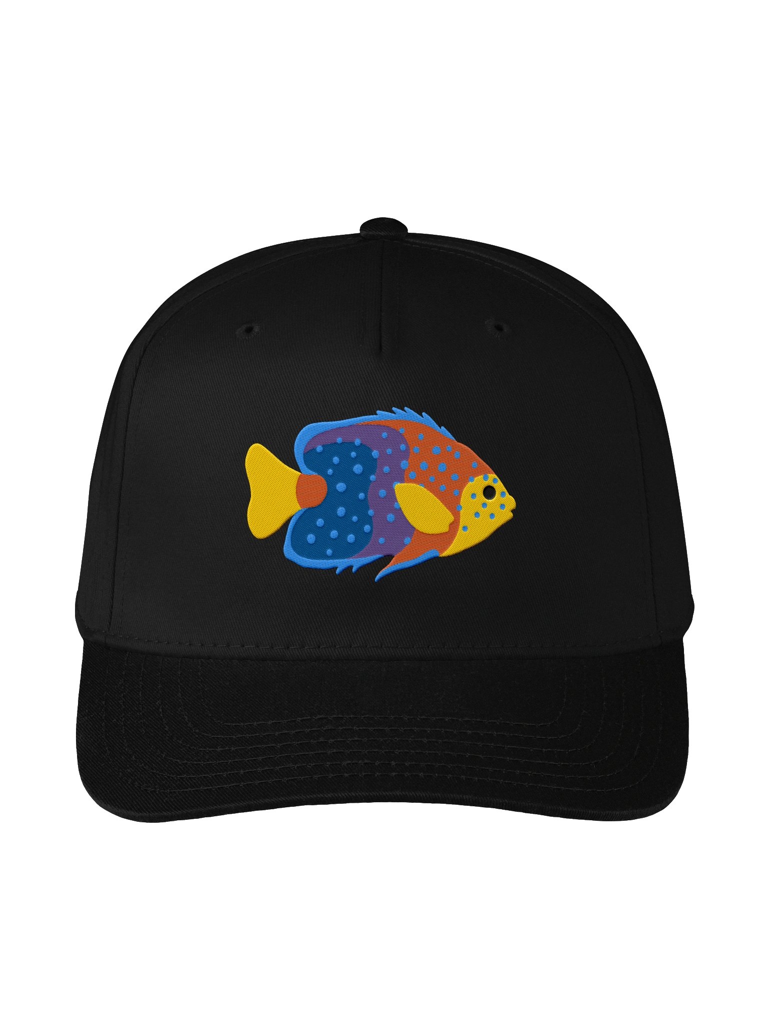 Interruptus Angelfish Mid-Profile Baseball Cap (Embroidered) for Reef and Marine Aquarium Lovers product image (1)