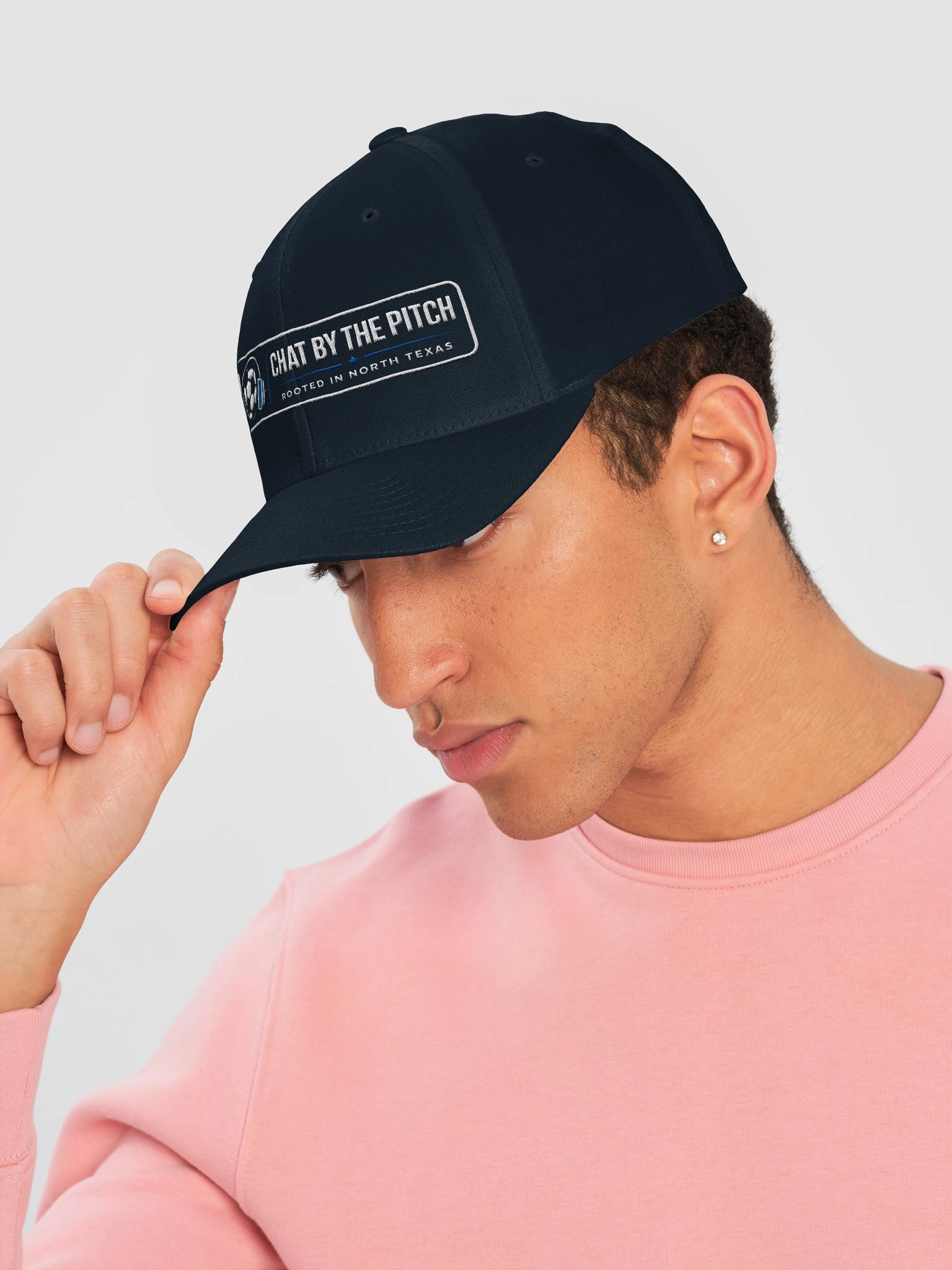 Square Chat By The Pitch™ Structured Flexfit Cap product image (6)