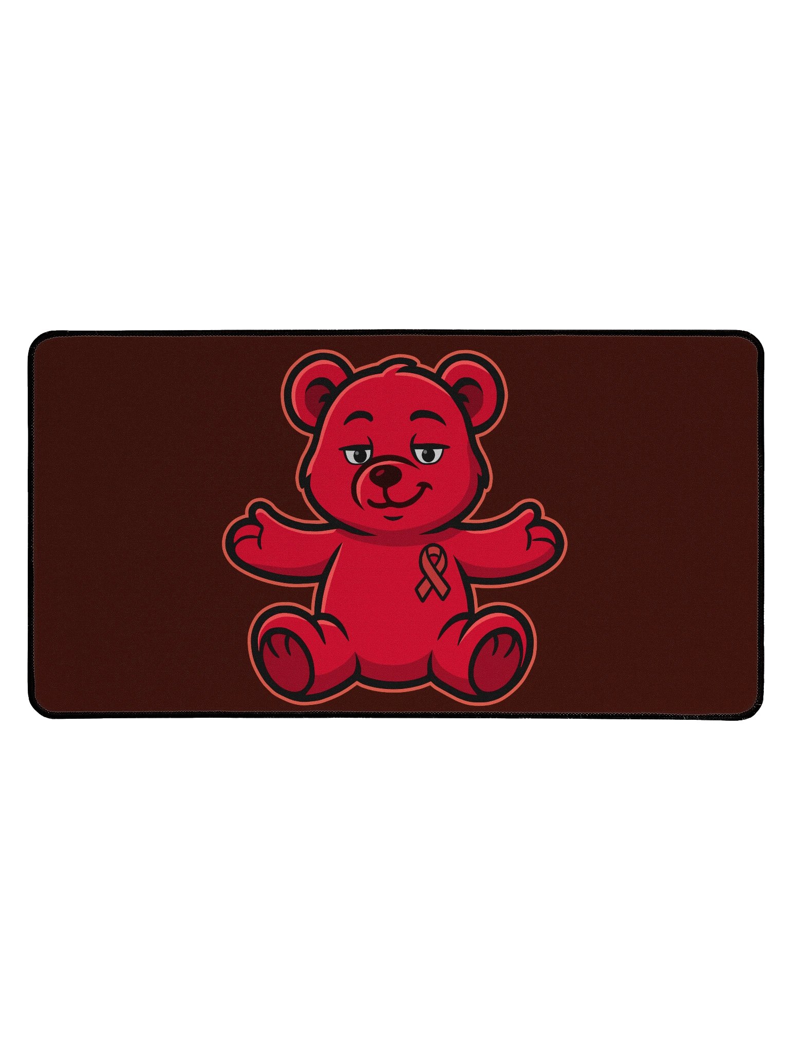 Red Bear of Sharing Desk Mat product image (1)