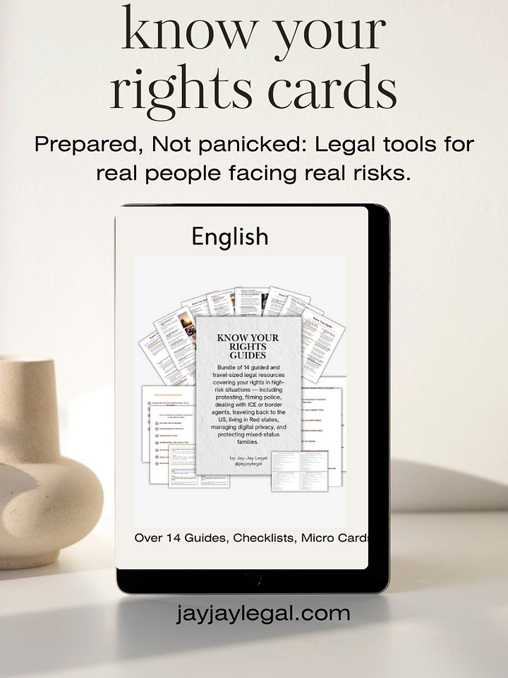 Know Your Rights Card Deck product image (1)